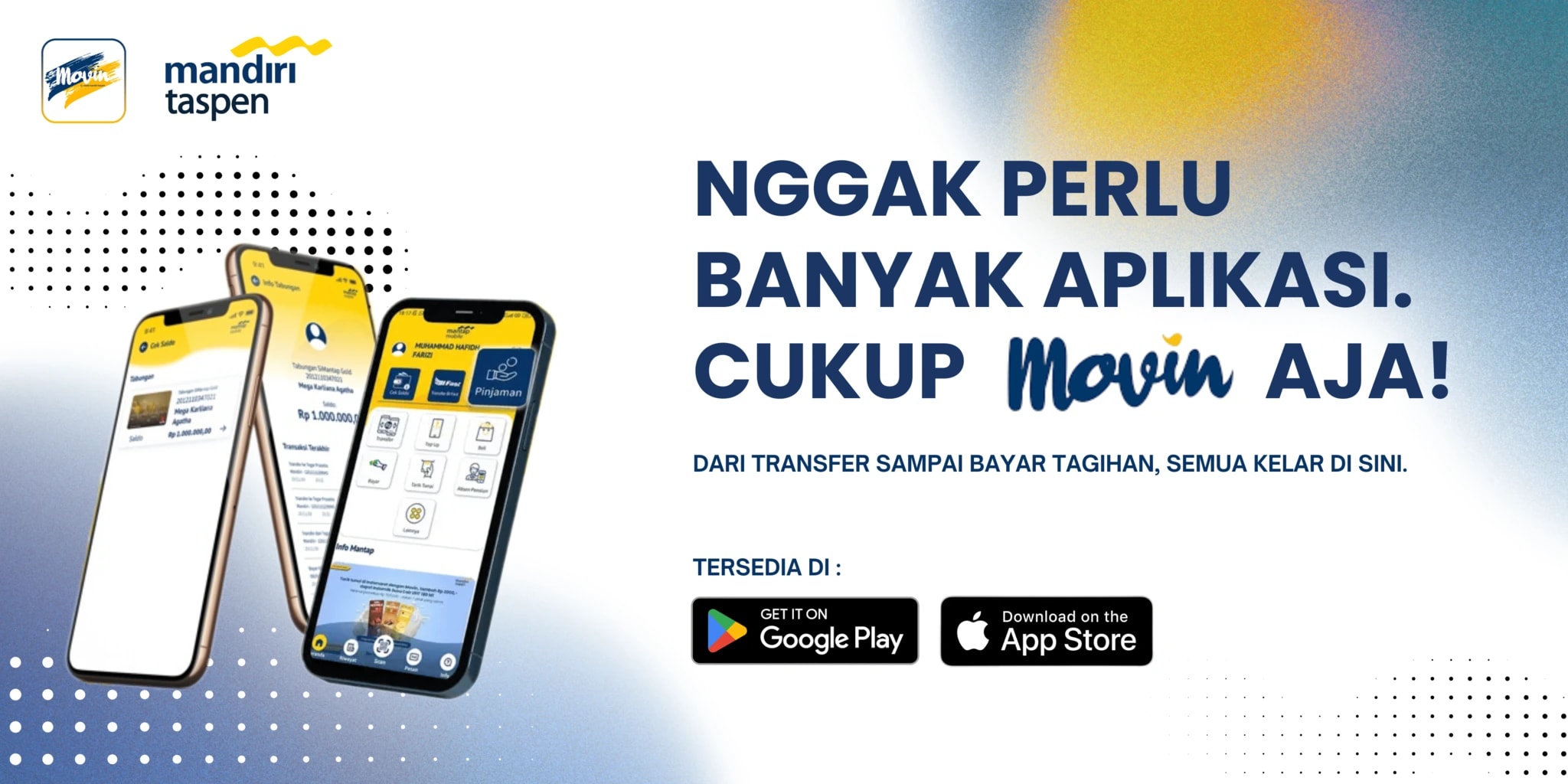 Movin - Aplikasi Mobile Banking Bank Mandiri Taspen